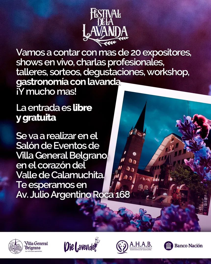 Festival de la Lavanda Villa General Belgrano
